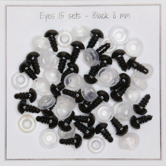 Sicherheitsaugen - 8 mm - Go Handmade