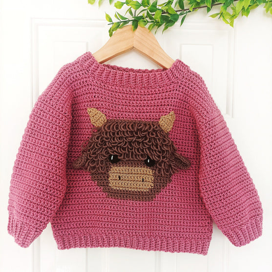 

Highland Cow - Kinderpullover
1