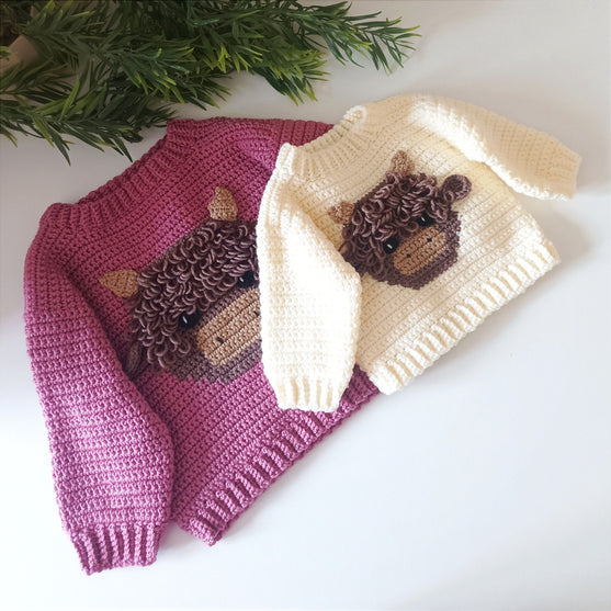 

Highland Cow - Kinderpullover
5