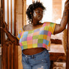 

Suncatcher - T-Shirt mit Karree-Ausschnitt und Intarsien
7