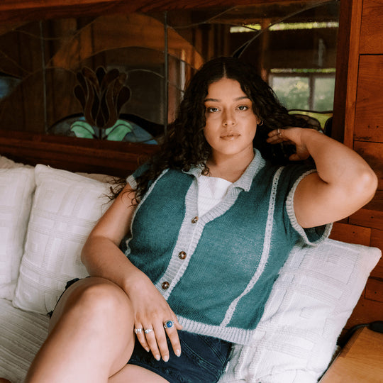 Diaphane Top - Geknöpftes Hemd