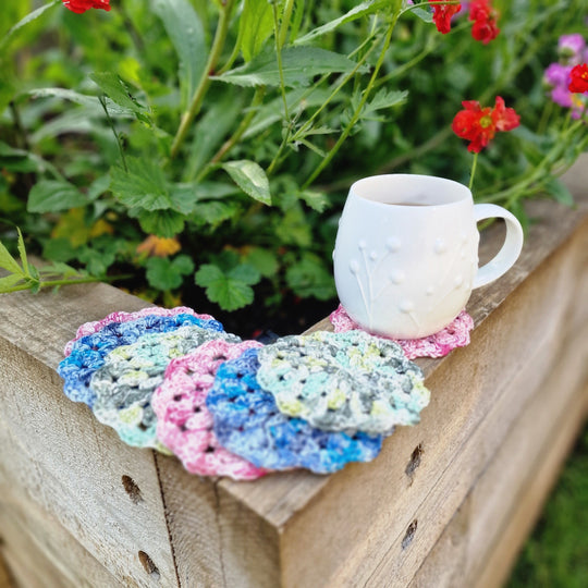 Silk Print Flower - Untersetzer