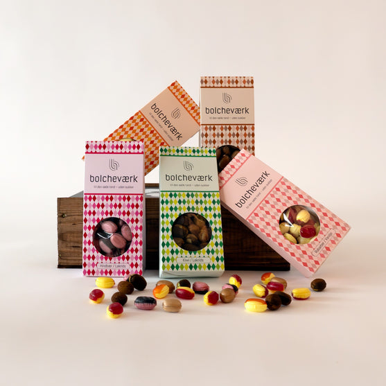 

Himbeere & Lakritz – Zuckerfreie Bonbons - Bolcheværk
3