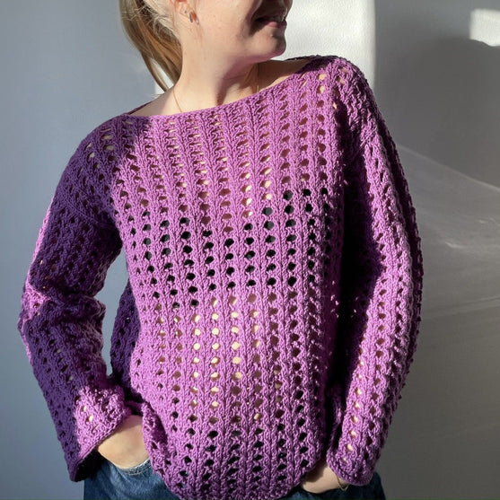 

Easy Hole Structure Blouse - Bluse
1