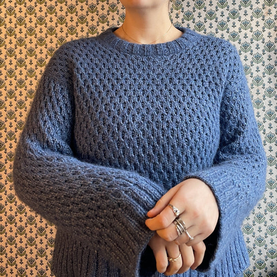 

Easy Honeycomb Sweater - Pullover
1