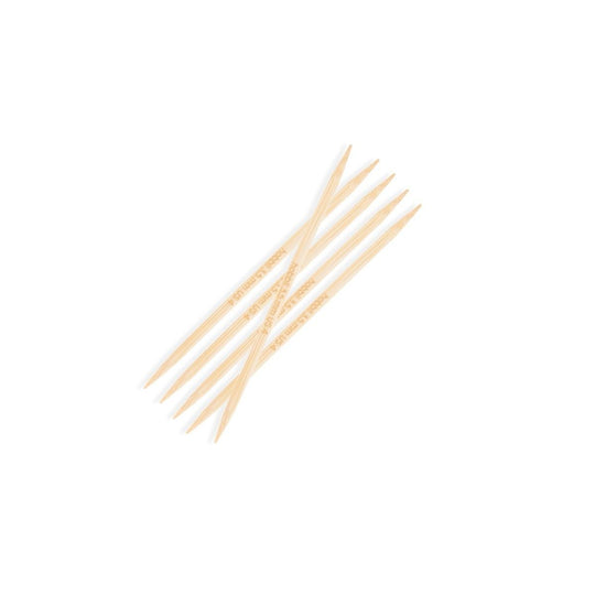 Bamboo Stumpfstricknadeln - 10 cm - Hobbii