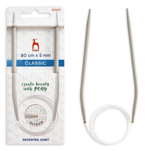 

Rundstricknadel Classic - 80 cm - Pony
1