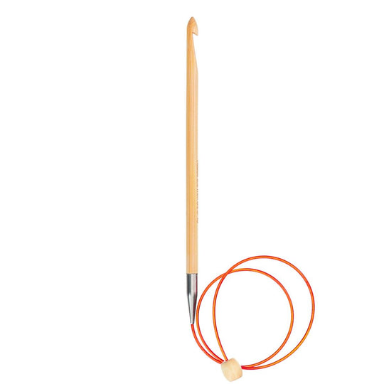 Tunesische Bambushäkelnadel mit Seil – 50 cm - Hobbii