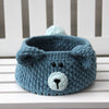 

Teddy Basket mit PU-Lederboden
1
