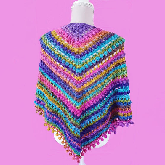 

Pompon Schal
2