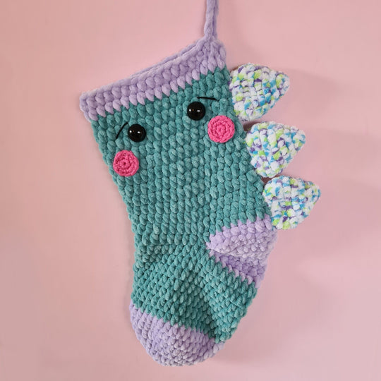 Dino Weihnachtssocke