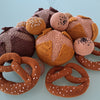 

Brot – Brötchen, Sauerteigbrot und Brezel
1