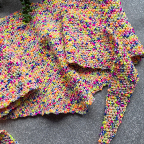 

Candy Moss Stitch - Schal
3