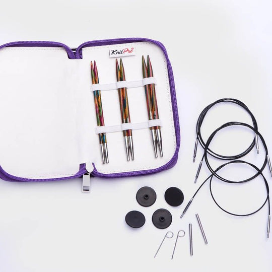 Symfonie Starter Set mit austauschbaren Rundstricknadeln - KnitPro