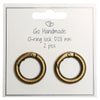 

O-Ring-Verschluss - Rund - 28 mm - Go Handmade
1