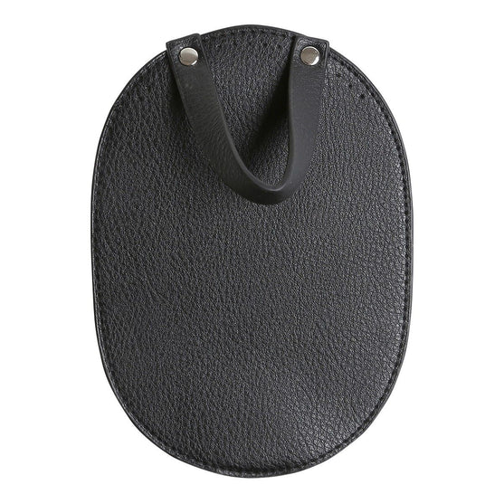 

Taschenklappe für Metallverschluss - Schwarz/Silber - Go Handmade
1