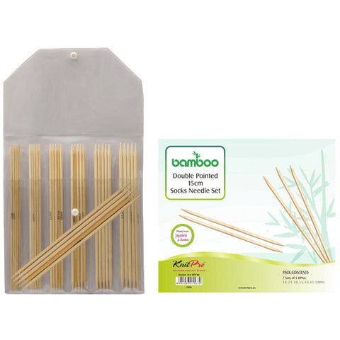 

Bamboo Strumpfstricknadel Set - KnitPro
1