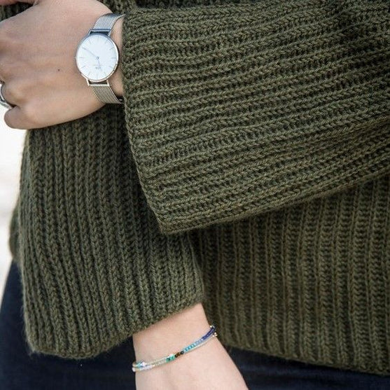 

1671 – Pullover in Patent aus Mayflower Easy Care.
3