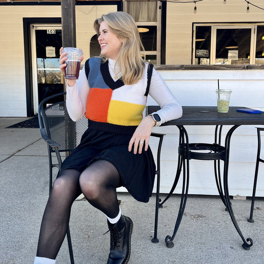 Mod Squares Vest - Pullunder