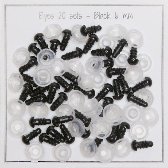 

Sicherheitsaugen - 6 mm - Go Handmade
1