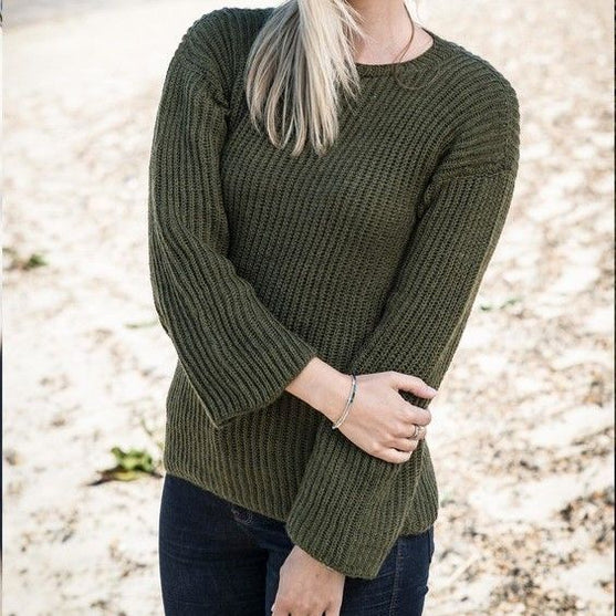 

1671 – Pullover in Patent aus Mayflower Easy Care.
4