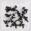 

Sicherheitsaugen - 9 mm - Go Handmade
1