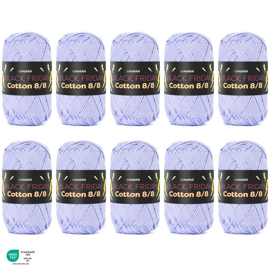 Black Friday Cotton 8/8 Color Pack (Limited Edition) - Hobbii