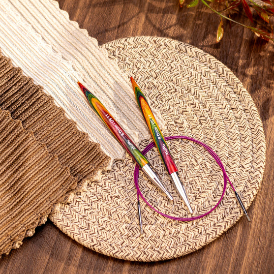 

Symfonie 2 austauschbare Rundstricknadeln - KnitPro
3