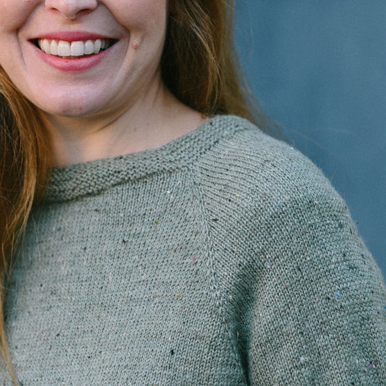 

Mette Tweed - Topdown Pullover
7