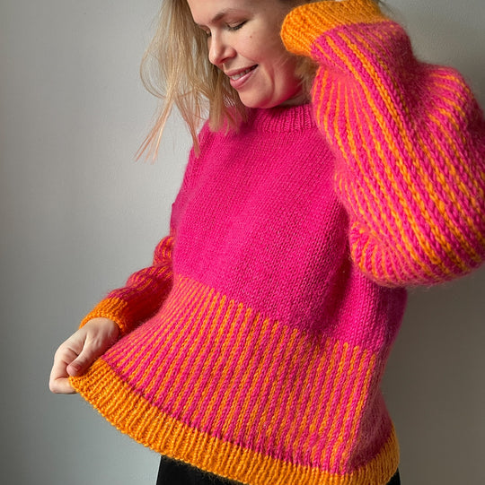 Easy Colour Mix Sweater - Pullover