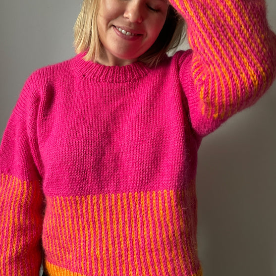 

Easy Colour Mix Sweater - Pullover
4