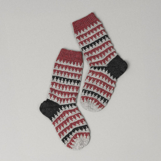 

Socken im Jacquardmuster
8