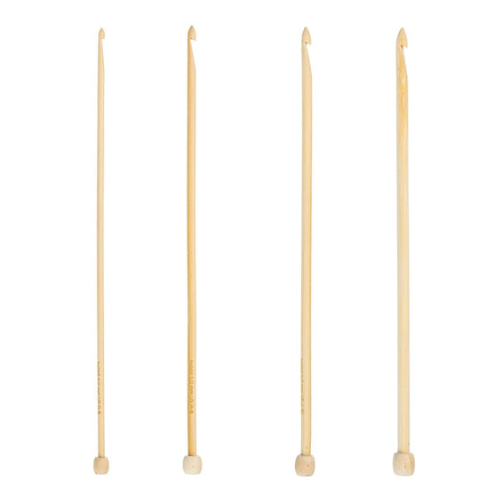 

Tunesisches Häkelnadel-Set aus Bambus – 25 cm - Hobbii
1