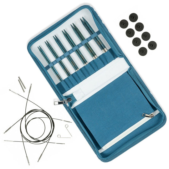Betula austauschbares Rundstricknadel-Set Essential – Cerulean - Hobbii