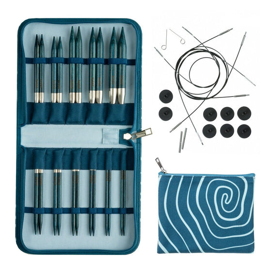 

Betula austauschbares Rundstricknadel-Set Deluxe – Cerulean - Hobbii
1