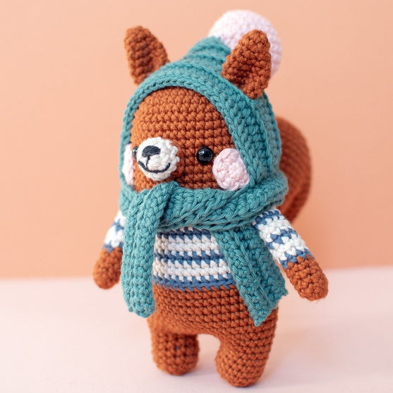 

Bruno Squirrel - Häkelset
1