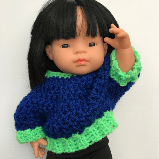 

Miniland Puppenpullover - Häkeln
2