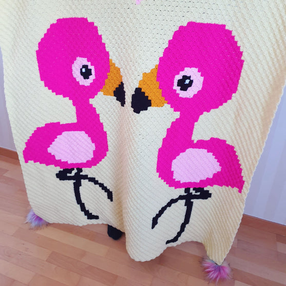 

Flamingo Love - Decke
2