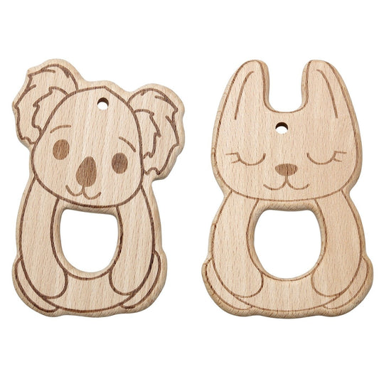 Beißtiere aus Holz - Go Handmade