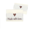 

10 Labels - Made with love - Herz - Go Handmade
1
