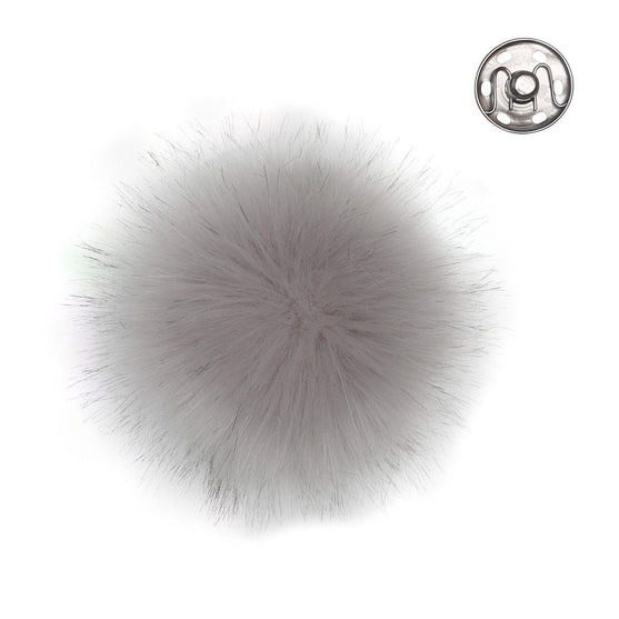 

Pompom - grau, small/10 cm - Go Handmade
1