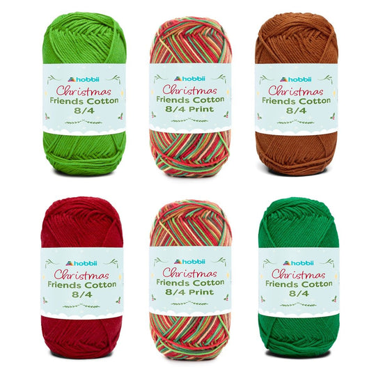 Friends Cotton 8/4 Print Christmas Color Pack (Limited Edition) - Friends