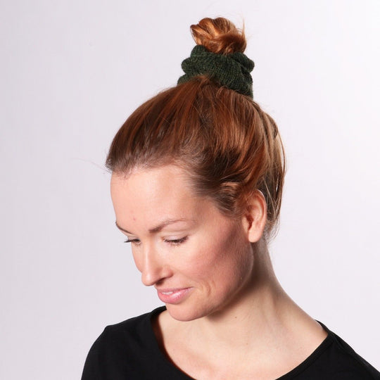 Gestricktes Scrunchie