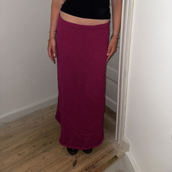 

A-förmiger Maxirock - Maxirock mit niedriger Taille
2