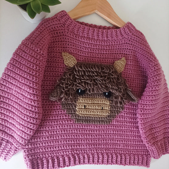 

Highland Cow - Kinderpullover
2