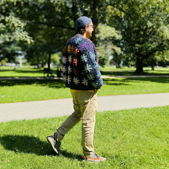 Mosaic Bloom - Granny Square Jacke
