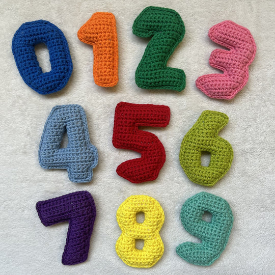 1 2 3 Crochet - Zahlen