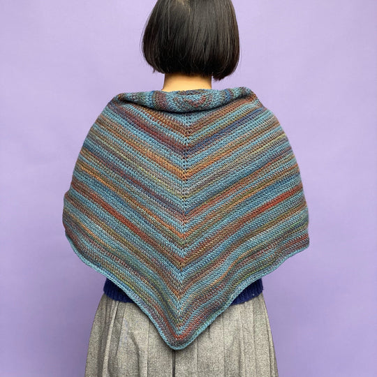 Jasmin - Tuch in tunesischer Häkeltechnik