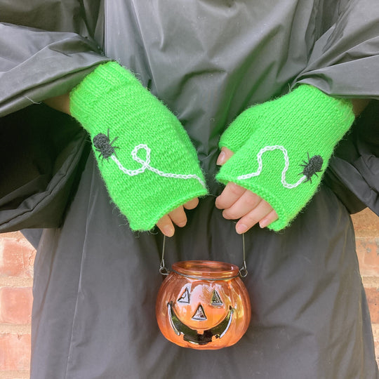 Spider - Fingerlose Handschuhe