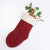 

Gefilzte Weihnachtssocke
1
